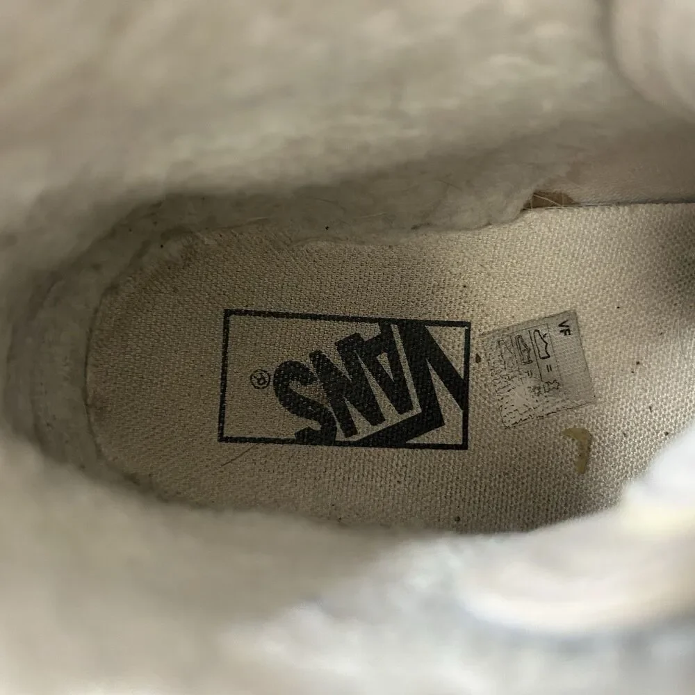 Vans Sk8-Hi Tapered Stackform Women's Size 8 Pastel Suede Platform Shoes Used
